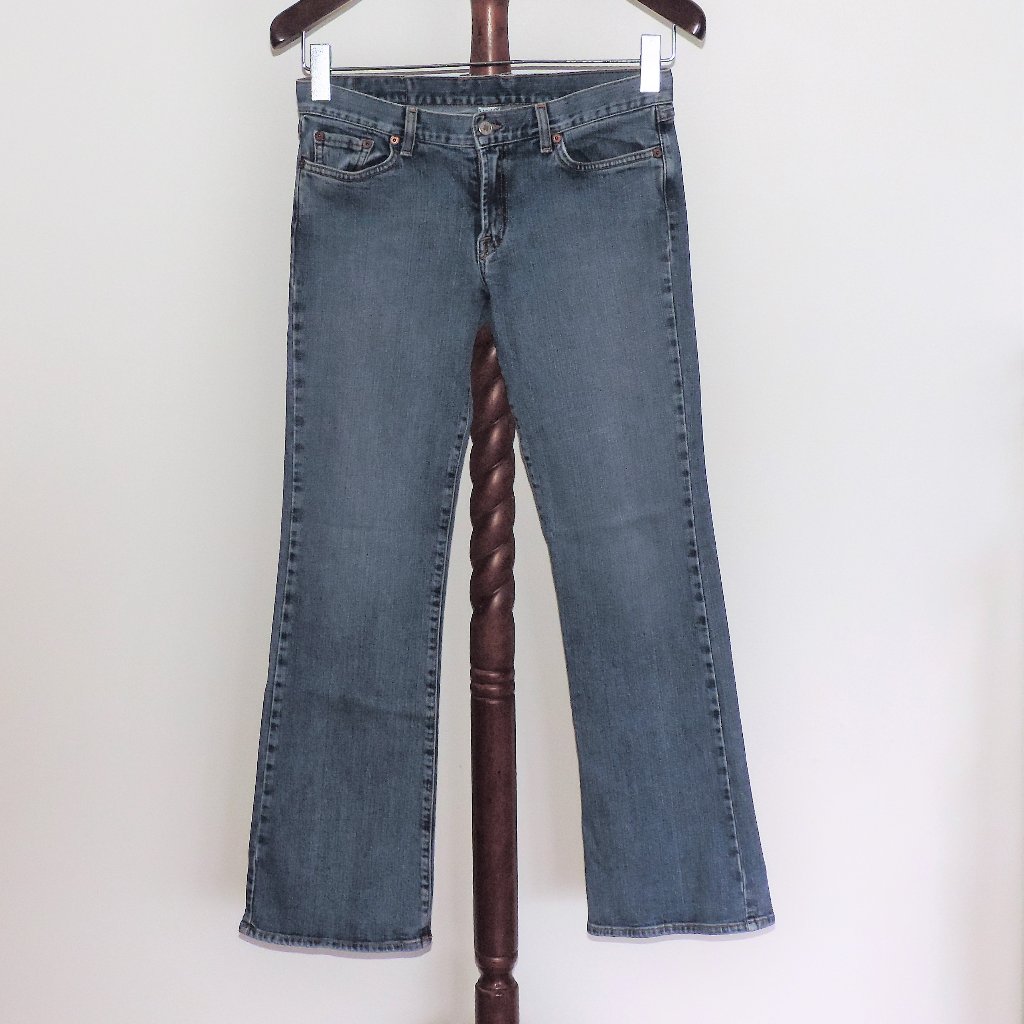 Lucky Brand Dungarees Mid Rise Flare Denim Jeans